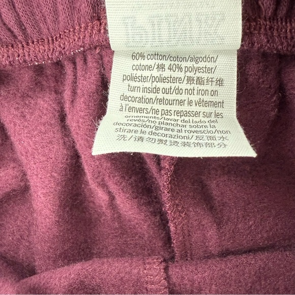 PINK Victoria's Secret Maroon Lounge Pants with White Tag - Picture 3 of 4